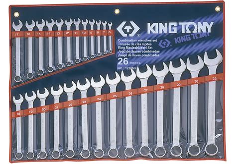 26 PC Combination Wrench Set KING TONY 1226MR