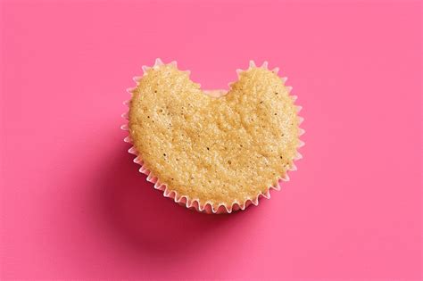 Heart-Shaped Vanilla Cupcakes | The Kitchn