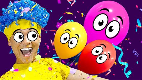 Learn Colors With Funny Balloons D Billions Kids Songs Youtube