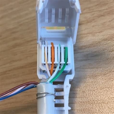 Toolless Rj45 Konnektor Montieren