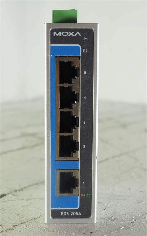 Moxa Eds A Unmanaged Ethernet Switch Mit Baset X