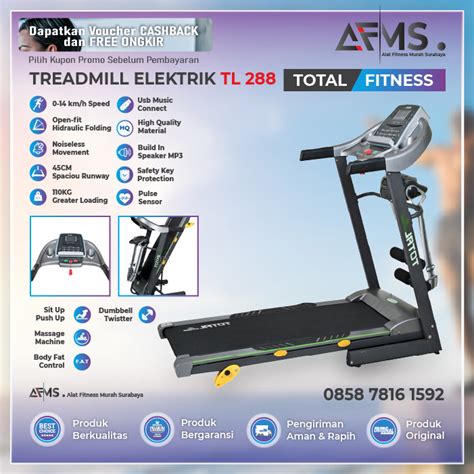 Jual Treadmill Elektrik Electric Treadmil Listrik Tl Motor Dc Hp