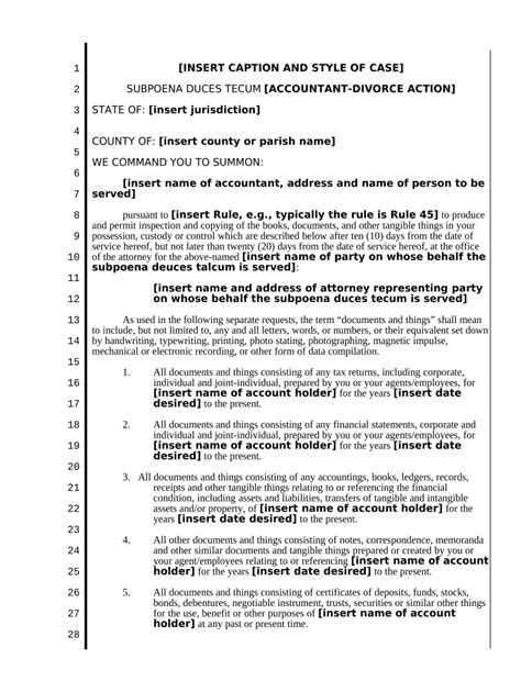 Ms Subpoena Form Fill Out And Sign Printable PDF Template AirSlate