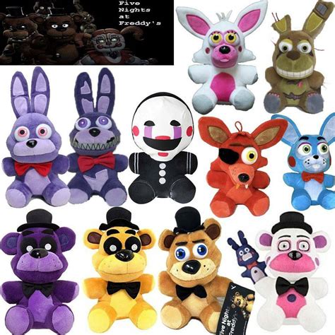 Boneco De Pelúcia Five Nights At Freddys Fnaf Golden Bonnie Chica Shopee Brasil