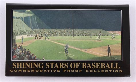 Set Of 2 Babe Ruth Shining Stars Of Baseball Commemorative Proof