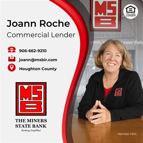 Commercial Lender Highlight Joann Roche The Miners State Bank