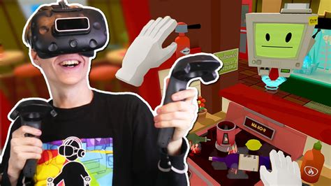 VIRTUAL REALITY COOKING SIMULATOR Job Simulator VR HTC Vive Gameplay