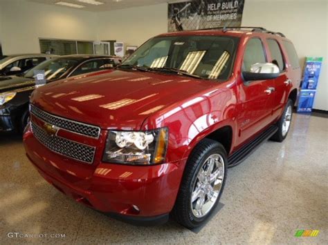 2012 Crystal Red Tintcoat Chevrolet Tahoe Lt 4x4 67340888 Photo 11