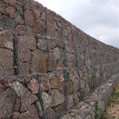 Hot Dipped Galvanized Hexagonal Gabion Box Gabion Retaining Mesh