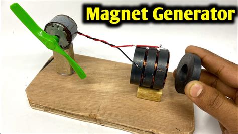 Free Energy Magnet Generator Homemade With Four Magnet And Copper Wire