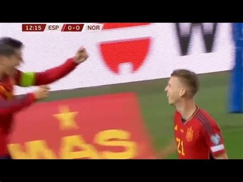 Spain Vs Norway Dani Olmo Joselu Score On Debut To Earn Win For