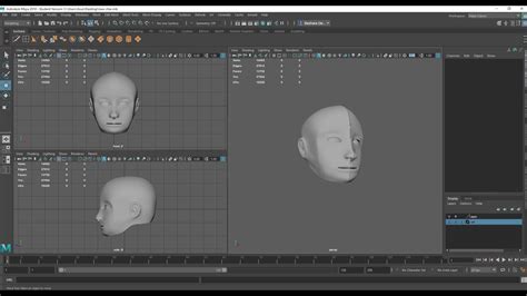 Maya Human Head Modelling For Rigging Time Lapse YouTube