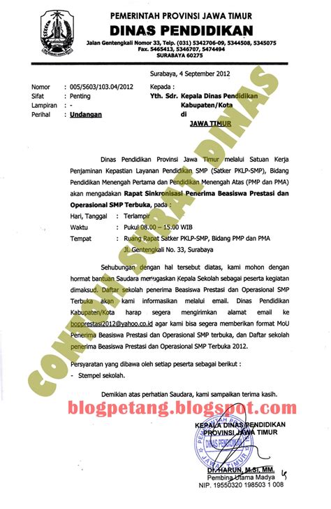 Format Surat Dinas Terbaru Delinewstv