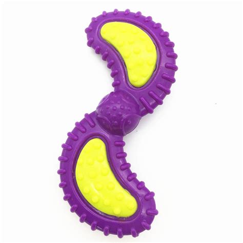 Durable Flying Saucer Disk Rubber Pet Toy Interactive Rubber Dog Treat