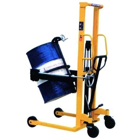 Drum Lifting And Tipping Trolley Materials Handling