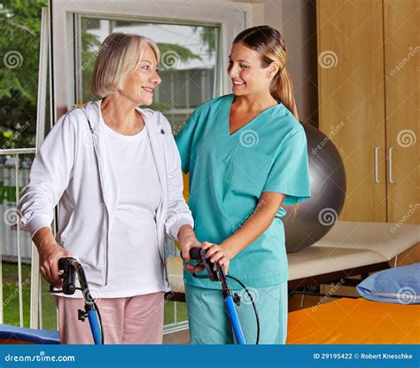 Physiotherapist Helping Senior Stock Photography Image 29195422