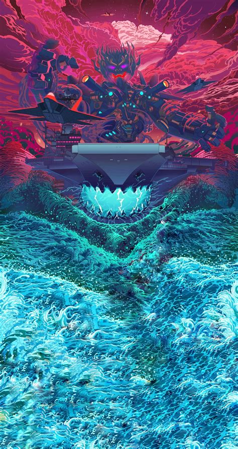 Chinese Artwork Literally Demonizing The Us Navy Was So Awesome It Can