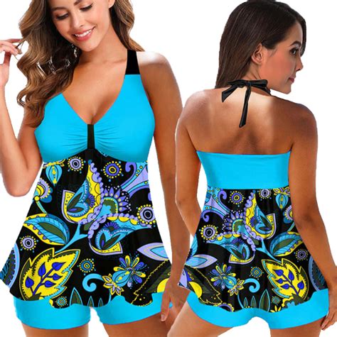 STRÓJ KĄPIELOWY TANKINI BIKINI SZORTY ROZMIARY 14003795942 Allegro pl