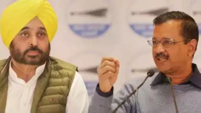 Delhi Cm Arvind Kejriwal Punjab Cm Bhagwant Singh Mann To Lead Aap Bmc