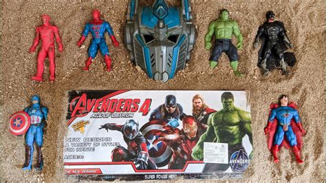 Hunting Found Menemukan Mainan Avengers Hulk Spiderman Ironman