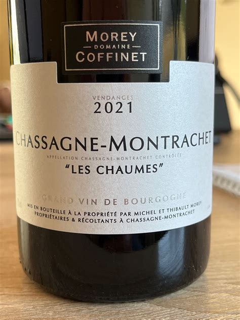 Domaine Morey Coffinet Chassagne Montrachet Les Chaumes Rouge