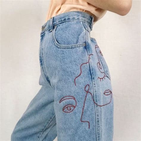 Ideas Para Que Tus Jeans Luzcan Bellos Con Hermosos Bordados