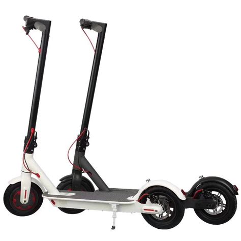 Electric Foldable Scooter Led W Motor Power Battery Disc Brake