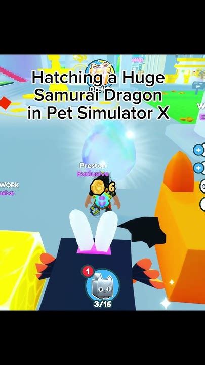 Hatching A Huge Samurai Dragon Is Pet Simulator X Youtube