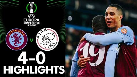 Aston Villa 4 0 Ajax Villa Run Riot Against Ajax But Ollie Watkins