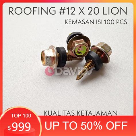 Jual Sekrup Baja Ringan Baut Roofing Skrup Rangka Besi Drilling Hollow