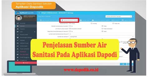 Penjelasan Sumber Air Sanitasi Pada Aplikasi Dapodik Edisi Revisi