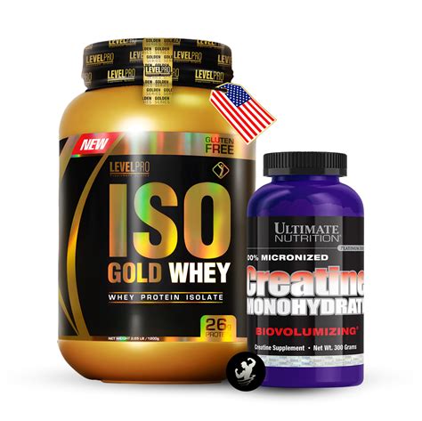 Ripley PACK ISO GOLD WHEY 2 43 LB VANILLA CREATINA ULTIMATE 300 GR