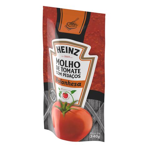 Molho Tomate Heinz Bolonhesa Sache 300g Supermercado Azevedo