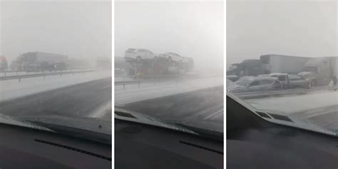 Driver Captures Footage of Terrifying 75-Car Pileup - Indie88