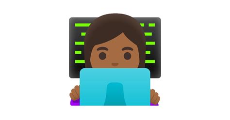 Woman Technologist Medium Dark Skin Tone Emoji