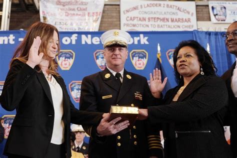 Fdny Swears In Chief Diversity Officer Youngest Deputy Commissioner In