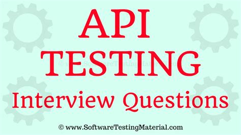 API Testing Interview Questions January 2025 Software Testing Material