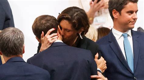 Emmanuel Macrons Kiss With French Sports Minister During Olympics