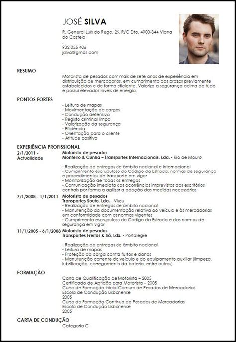 Modelo Curriculum Vitae Motorista De Pesados LiveCareer Modelo De