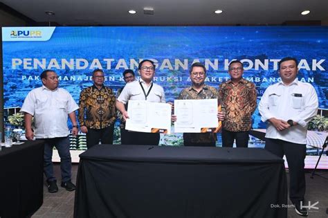 TAMBAH PORTOFOLIO DI IKN HUTAMA KARYA TEKEN DUA KONTRAK PROYEK SENILAI