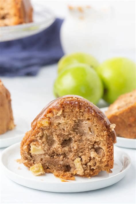 Apple Bundt Cake With Homemade Caramel Sauce Amira S Pantry