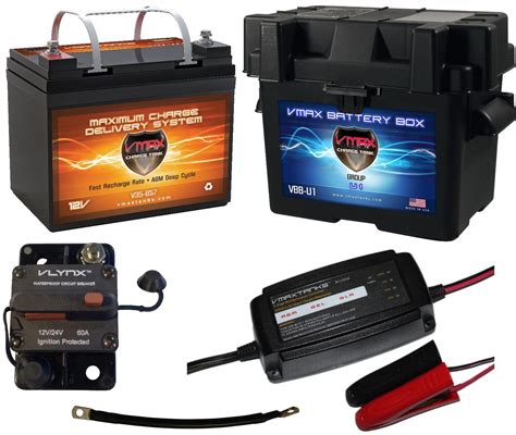 Buy Boat Battery Kit VMAX 12V 35ah AGM Battery VMAX Marine Battery