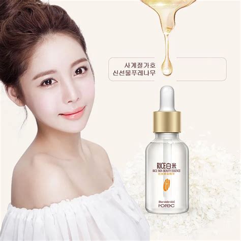 White Rice Whitening Serum Face Moisturizing Firm Bright Cream Anti