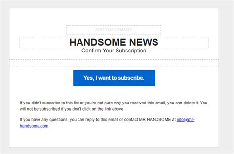 How To Edit The Body Text Of The Subscription Confirmation Email