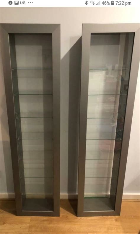 Ikea Bertby Glass Door Wall Cabinet - Wall Design Ideas