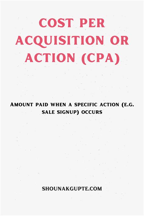 Free Cost Per Acquisition Cpa Calculator Online