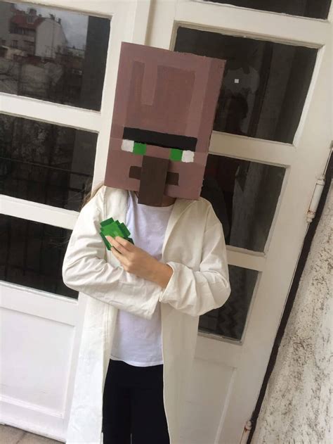 Minecraft Villager Costume in simple Swedish style - IKEA Hackers