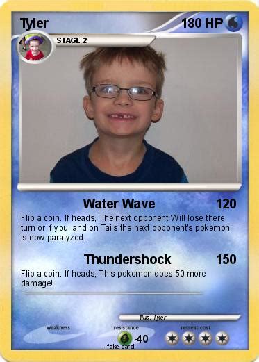 Pokémon Tyler 336 336 Water Wave My Pokemon Card