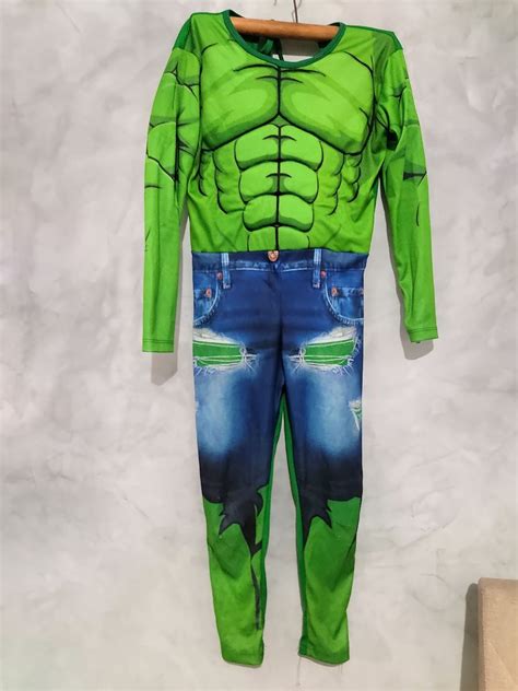 Fantasia Hulk Carnaval Manga Longa Menino Cal A Almofadada Roupa