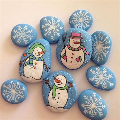 Most Beautiful Diy Christmas Painted Rocks Design 25 Onechitecture